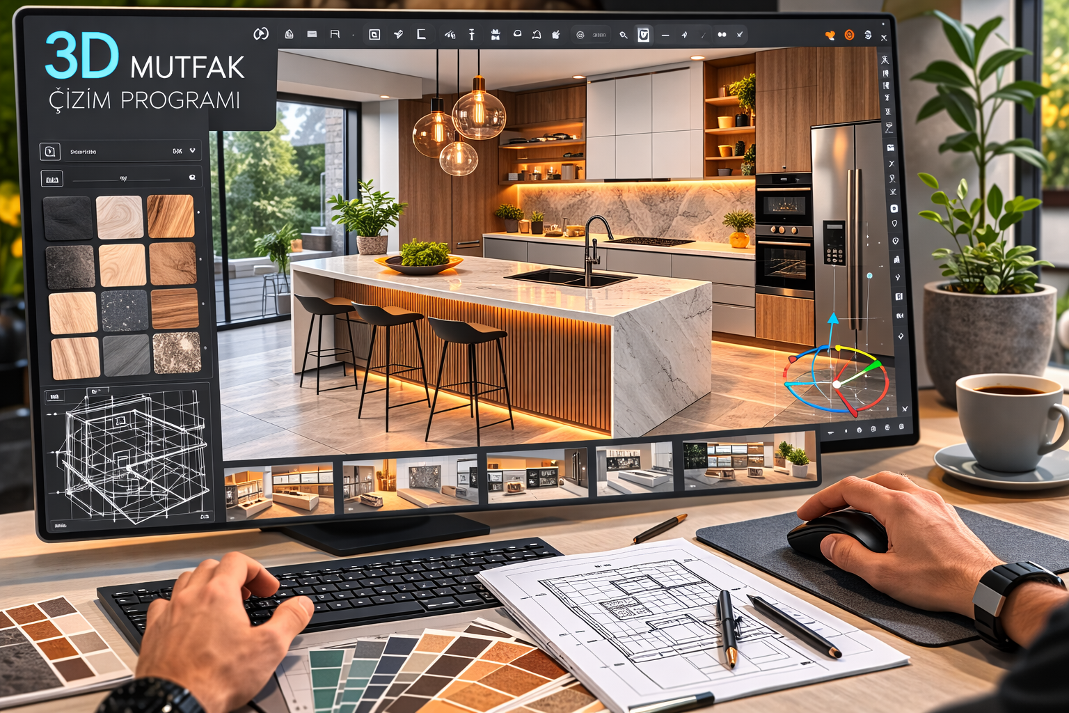 3d mutfak çizim programı