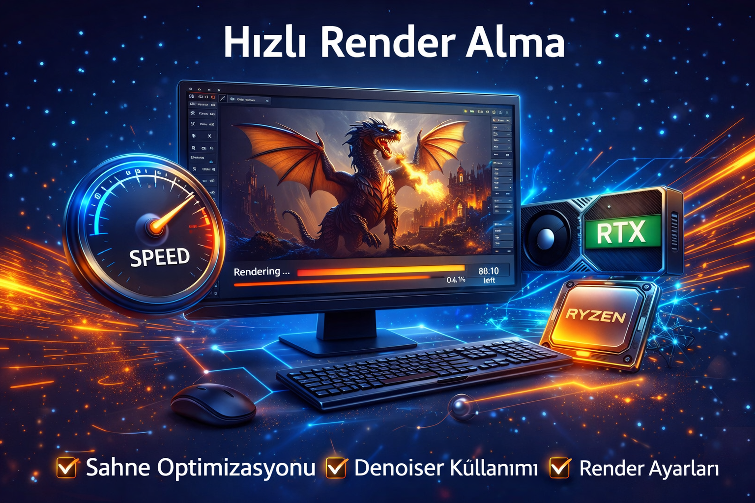 hızlı render alma